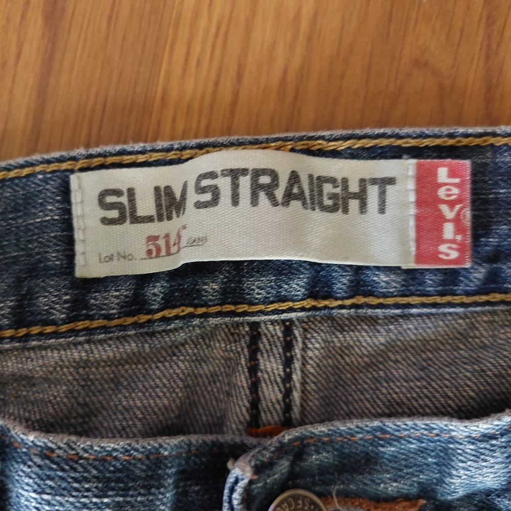 LEVI 514 SLIM STRAIGHT SIZE 32X32 - Picture 3 of 4
